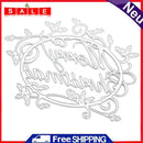 Christmas Words Metal Punching Molds Stencil Scrapbooking Dies Card Photo Album