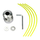 Aluminum Grass Trimmer Head With 4Lines Brush Cutter Lawn Accessories Head V9D2