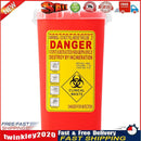 Sharps Container Bin Tattoo Medical Biohazard Piercing Needle Collect Box Newly