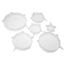 10pcs Heat Resistant Reusable Stretch Lids Food Wrap Bowl Cover (6.5cm)