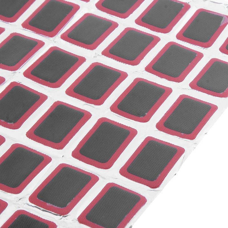 48pcs bicycle tires bicycle kit patches + 1pc repair adhesive tire rubber tube