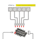 4-Pin PWM Cooling Fan Power Hub Splitter Adapter PC Speed Controller Adapter