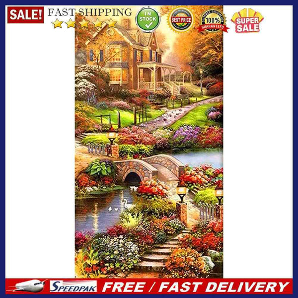 Idyllic 5D DIY Full Round Drill Diamond Painting Embroidery Cross Stitch Gi
