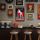 Garage Lady Retro Metal Plate Tin Sign Plate Wall Art Poster Home Decorations