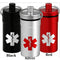 EDC Sealed Medicine Keyring Keychain Pill Box Bottle Holder Container