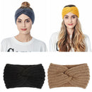 Wrap Knitted Headband Hair Accessories Ear Warmer Headband Cross Knot Hairband