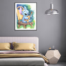5D DIY Diamond Painting Watercolor Doodle Full Round Drill Mosaic Art Decoration
