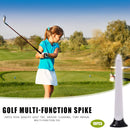 10pcs Golf Ball Holder Rubber Cushion Tee Plastic Golf Tees Training Aids Newly