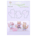 Cool Fox Transparent Stamps Metal Cutting Dies Stencils Scrapbooking Emboss