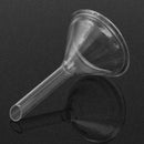 60mm Transparent Glass Powder Triangle Cone Funnel P9S7 Glassware: G5X8