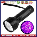 Ultraviolet Torch Waterproof 395-400nm Handheld LED UV Flashlight w/ Wrist