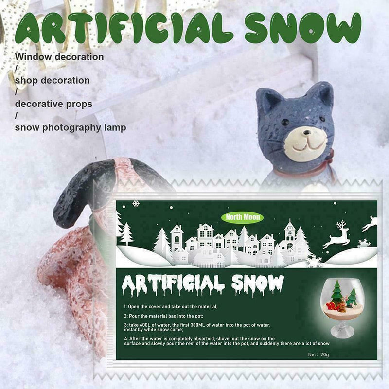 Artificial Dry Powder For Chidren Kids Winter Snowball DIY U0E0 8U9I props J9X6