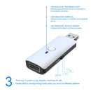 PS5 Game Controller Converter Wireless USB Gamepad Adapter Bluetooth Compatible