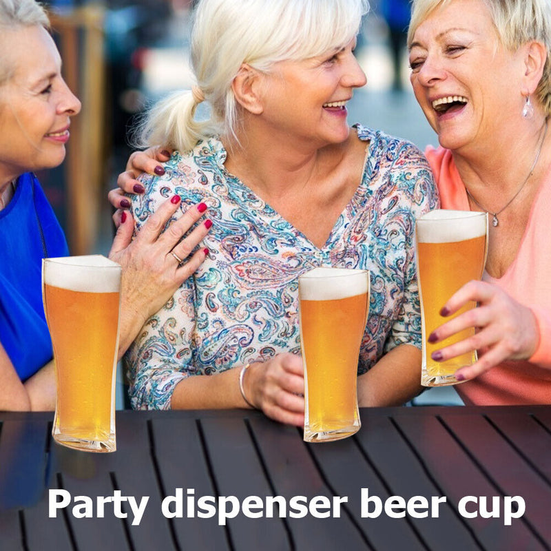 4pcs Creative Acrylic Liquor Divider Liquor Dispenser Glass for Party (A) Newly