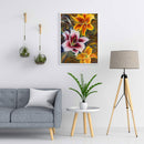5D DIY Diamond Painting Flowing Flowers Kits Full Square Drill Wall Decor Craft