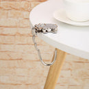 Metal Foldable Bag Hook Handbag Holder Elephant Shape Purse Hanger Table Ho