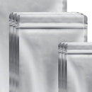 50pcs Mylar Bags for Food Storage Resealable Grain Bean Packaging Pouch Bag
