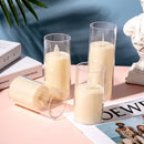 Flameless Candle Lights Electronic Tealight Wedding Home Decor (5x15cm) Newly