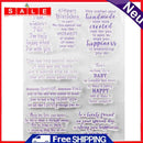 Clear Stamp DIY Scrapbooking Silicone Album Photo Handmade Card Transparent Seal