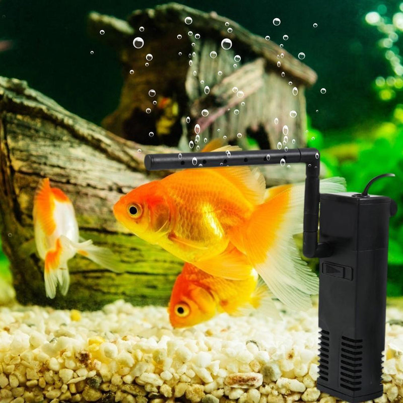 Aquarium Submersible Filter Electric Fish Tank Water Oxygen Pump (AP-600L) Newly