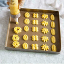 Cookie Press Kit Biscuit Maker Cake Pastry Syringe Making Extruder DIY G9G2