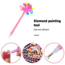 Diamond Painting Pen Round/Square Tip Point Drills Pens (Pink Hard Ball)