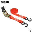 1Pc 4 Heavy Duty Ratchet Straps Tie Down Cargo Luggage Van For Camping M6W3