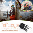 Hollow Fishing Bait Cage Lure Feeder Holder Carp Portable Fishing Tackle Tool
