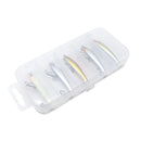 5x Fishing Lures 3.5g 5cm Minnow Lure Hard Bait Crankbait Wobbler Fishing T