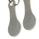 2pcs Ring for Key Keychain Metal Shopping Cart Pluggable Token Keyring Holder