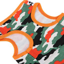 Camouflage Pet Shirt Clothes Spring Summer Dog Puppy Vest Outfit(Orange/S) Newly