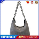 #A Fashion Sparkling Shoulder Bags Glitter Shiny Ladies Chain Totes Handbags Pur