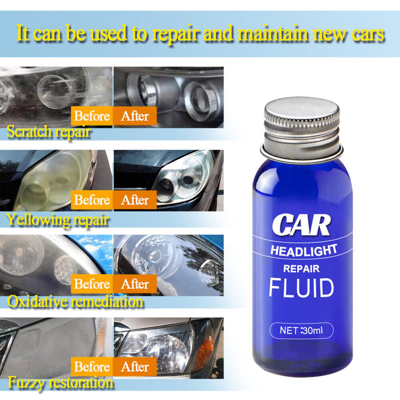 10ml 30ml 50ml Car Headlight Repair Fluid Lens Restoration Refurbishment Liqu