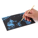 Scratch Painting Tools Scraping Sketch Art DIY Scraper Pen Black Brush Stick