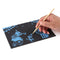 Scratch Painting Tools Scraping Sketch Art DIY Scraper Pen Black Brush Stick