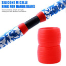 Elastic Bicycle Silicone Plug Rubber Bike Handlebar Collar Anti-Skip for Outd