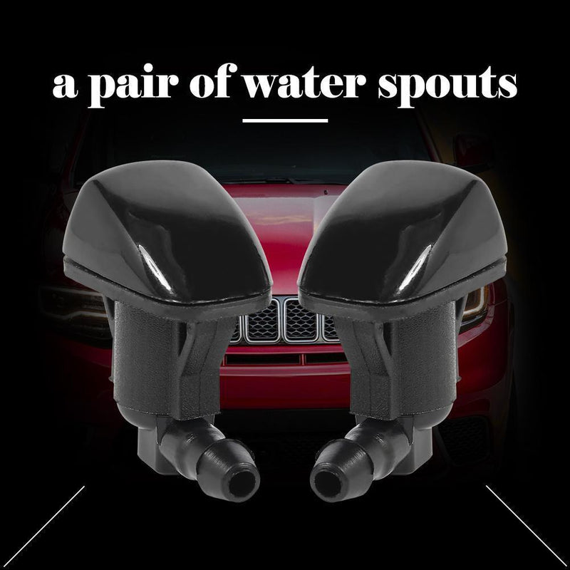 For Grand Cherokee Front Windshield Windscreen Washer Nozzles 68260443AA 2pcs