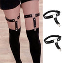 Harajuku Punk Heart Leg Garter Straps Pu Leather Garter Belt Thigh Harness