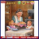 Diamond Painting 5D Grandma and Grandkids DIY Full Round Drill Crafts Art K