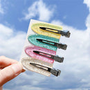 Candy Color Bang Clip No Crease Hairpin Seamless Hair Clips No Bend Barrettes