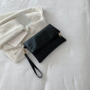#A PU Leather Ladies Folding Handbag Envelope Day Clutch Bag Coin Casual Pouch