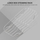 Stainless Steel Lunch Box Camping Picnic Hiking Steaming Rack for Cooking Newly