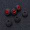 6pcs In Ear Earphone Silicone Earbuds Replace for KZ Headset (Gray+Red) Newly