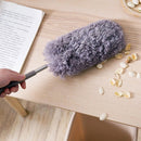 Adjustable Microfiber Dusting Brush Telescopic Long Handle Feather Clean Duster