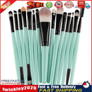 15pcs Eyeshadow Makup Brushes Tool Eye Powder Brush Set?Green Black? Newly