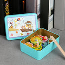 Wooden Magnetic Fish Toys Kids Educational Fishing Magnet Puzzle Game Gifts