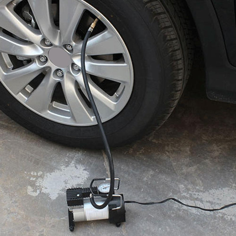 12V 150Psi Heavy Duty Air Compressor Deluxe Portable Metal Car Tires In