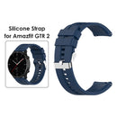 Silicone Smart Watch Strap Wrist Band for Amazfit GTR 2e/GTR 2 (Dark Blue) Newly