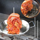 to Clean Vertical Skewer Grilling BBQ Rack BBQ Barbecue Accessories 3 Roots