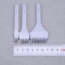 3pcs Europe Oblique Flat Cut French Leather Punch Carving Art Tool(3.38)